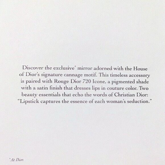 DIOR EXCLUSIVE POCKET MIRROR AND ROUGE DIOR FLORAL LIP CARE LONG WEAR - Picture 4 of 5